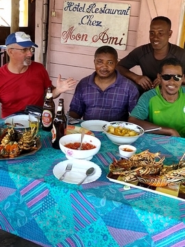 Madagascar restaurant with friends