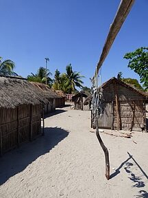 Malagasy fishermen village